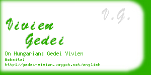 vivien gedei business card